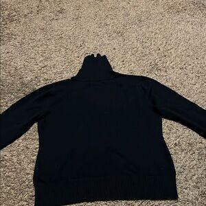 Black Turtleneck Sweater